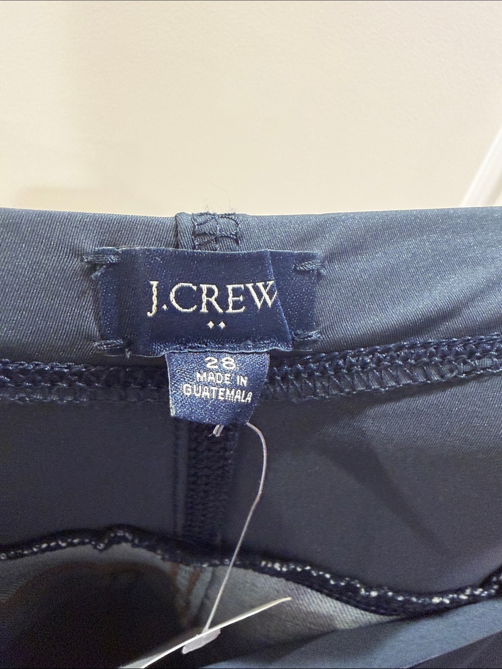 NWT! J Crew Maternity Stretch Waist Skinny Jeans - Dark Blue Size 28 - Picture 3 of 5